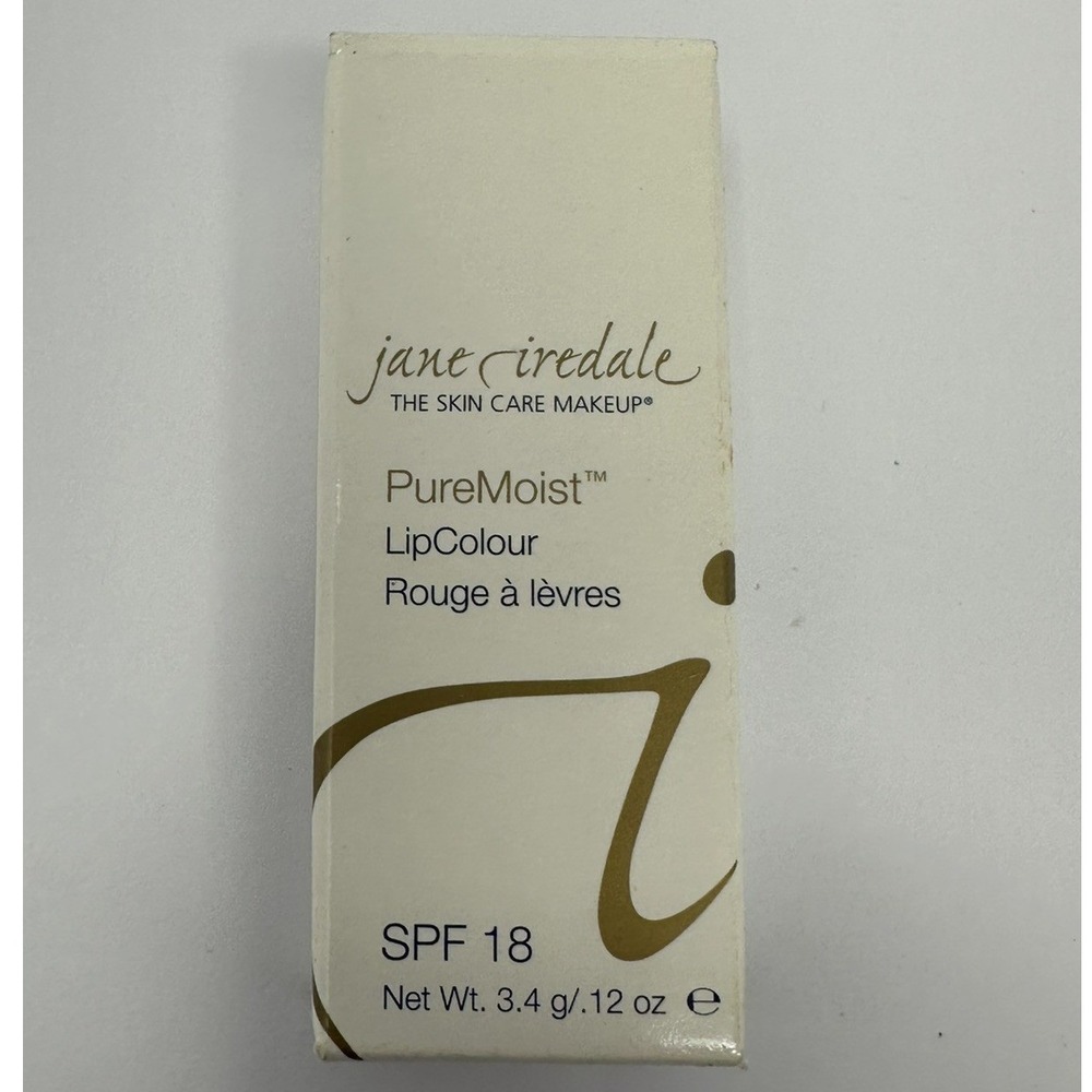 Jane‎ Iredale PureMoist LipColour Kirsten SPF 18 Lipstick 3.4g .12oz NEW
